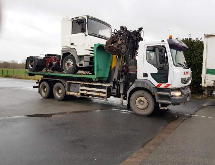 Épave véhicule Douai